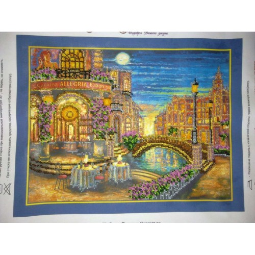 Evening in Seville, AB-065 by Abris Art - buy online! ✿ Fast delivery ✿ Factory price ✿ Wholesale and retail ✿ Purchase Great kits for embroidery with beads