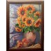 Main Bead Embroidery Kit Summer bouquet (Still life), AB-228 by Abris Art - buy online! ✿ Fast delivery ✿ Factory price ✿ Wholesale and retail ✿ Purchase Great kits for embroidery with beads