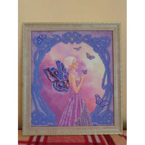 Amethyst, AC-111 by Abris Art - buy online! ✿ Fast delivery ✿ Factory price ✿ Wholesale and retail ✿ Purchase Large schemes for embroidery with beads on canvas (300x300 mm)