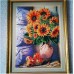 Main Bead Embroidery Kit Summer bouquet (Still life), AB-228 by Abris Art - buy online! ✿ Fast delivery ✿ Factory price ✿ Wholesale and retail ✿ Purchase Great kits for embroidery with beads