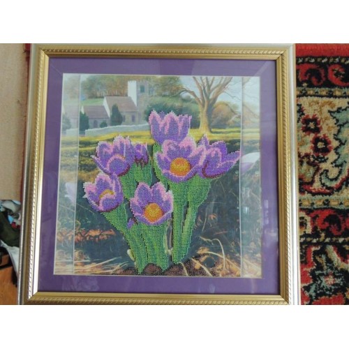 Charts on artistic canvas Spring in Provence, AC-190 by Abris Art - buy online! ✿ Fast delivery ✿ Factory price ✿ Wholesale and retail ✿ Purchase Large schemes for embroidery with beads on canvas (300x300 mm)