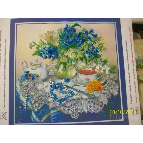 Main Bead Embroidery Kit Forget-me-nots (Still life), AB-040 by Abris Art - buy online! ✿ Fast delivery ✿ Factory price ✿ Wholesale and retail ✿ Purchase Great kits for embroidery with beads Main Bead Embroidery Kit Forget-me-nots (Still life), AB-040 by Abris Art - buy online! ✿ Fast delivery ✿ Factory price ✿ Wholesale and retail ✿ Purchase Great kits for embroidery with beads