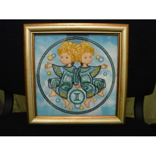 Main Bead Embroidery Kit Gemini (Zodiac signs), AB-332-03 by Abris Art - buy online! ✿ Fast delivery ✿ Factory price ✿ Wholesale and retail ✿ Purchase Great kits for embroidery with beads Main Bead Embroidery Kit Gemini (Zodiac signs), AB-332-03 by Abris Art - buy online! ✿ Fast delivery ✿ Factory price ✿ Wholesale and retail ✿ Purchase Great kits for embroidery with beads