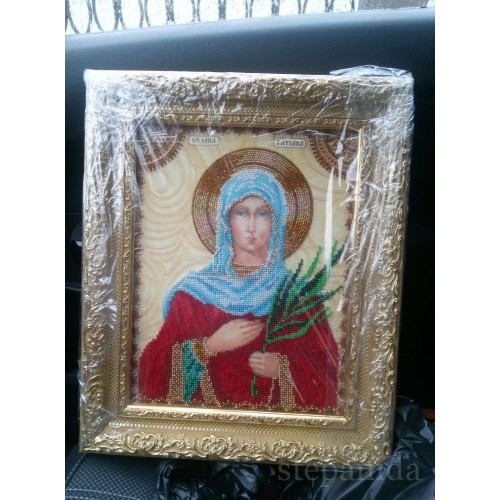 Набір для вишивання бісером на натуральному художньому холсті Свята Тетяна, AA-004 від Абрис Арт - купити з доставкою ✿ Найкраща ціна від виробника ✿ Оптом та в роздріб ✿ Придбати Набори для вишивки бісером великих іменних ікон