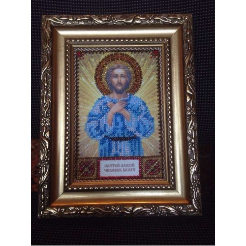 Набір для вишивання бісером на натуральному художньому холсті Святий Олексій, AAM-003 від Абрис Арт - купити з доставкою ✿ Найкраща ціна від виробника ✿ Оптом та в роздріб ✿ Придбати Набори для вишивки бісером іменних міні-ікон