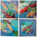 Charts on artistic canvas Lucky fishes, AC-222 by Abris Art - buy online! ✿ Fast delivery ✿ Factory price ✿ Wholesale and retail ✿ Purchase Large schemes for embroidery with beads on canvas (300x300 mm)