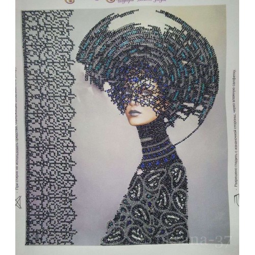 Main Bead Embroidery Kit Morgana (Modern), AB-125 by Abris Art - buy online! ✿ Fast delivery ✿ Factory price ✿ Wholesale and retail ✿ Purchase Great kits for embroidery with beads