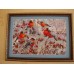 Main Bead Embroidery Kit Bullfinches (Winter tale), AB-216 by Abris Art - buy online! ✿ Fast delivery ✿ Factory price ✿ Wholesale and retail ✿ Purchase Great kits for embroidery with beads