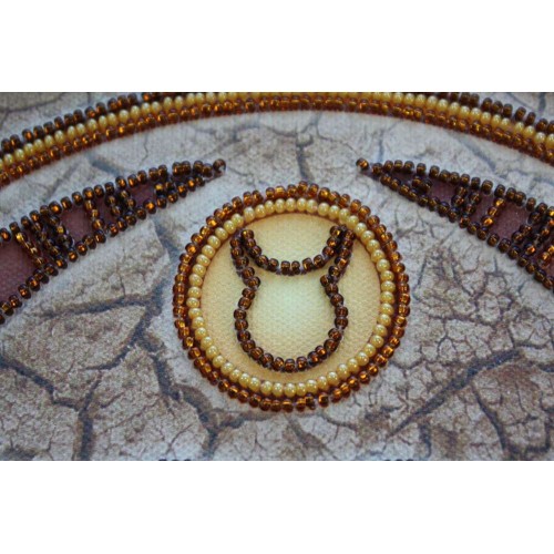 Main Bead Embroidery Kit Taurus (Zodiac signs), AB-332-02 by Abris Art - buy online! ✿ Fast delivery ✿ Factory price ✿ Wholesale and retail ✿ Purchase Great kits for embroidery with beads