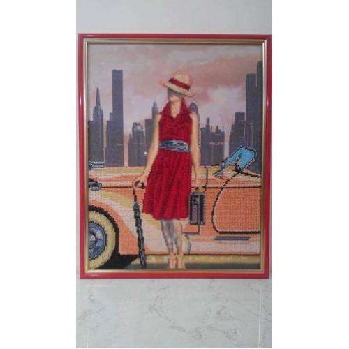 Main Bead Embroidery Kit Retro travel – 3 (Retro), AB-178 by Abris Art - buy online! ✿ Fast delivery ✿ Factory price ✿ Wholesale and retail ✿ Purchase Great kits for embroidery with beads