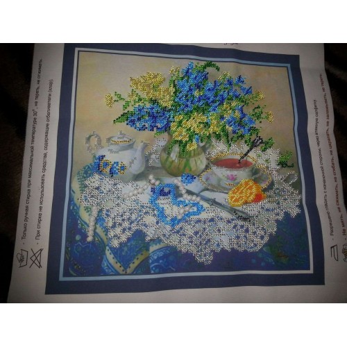 Main Bead Embroidery Kit Forget-me-nots (Still life), AB-040 by Abris Art - buy online! ✿ Fast delivery ✿ Factory price ✿ Wholesale and retail ✿ Purchase Great kits for embroidery with beads Main Bead Embroidery Kit Forget-me-nots (Still life), AB-040 by Abris Art - buy online! ✿ Fast delivery ✿ Factory price ✿ Wholesale and retail ✿ Purchase Great kits for embroidery with beads