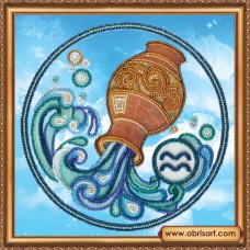 Main Bead Embroidery Kit Aquarius (Zodiac signs)