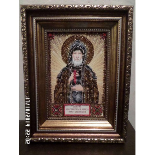 St.Icons Mini Bead embroidery kits St. Oleg, AAM-018 by Abris Art - buy online! ✿ Fast delivery ✿ Factory price ✿ Wholesale and retail ✿ Purchase Kits for beadwork personal mini-icons
