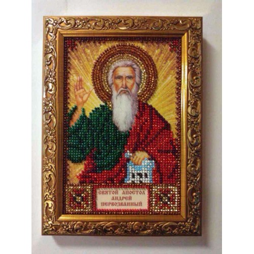 Набір для вишивання бісером на натуральному художньому холсті Святий Андрій, AAM-002 від Абрис Арт - купити з доставкою ✿ Найкраща ціна від виробника ✿ Оптом та в роздріб ✿ Придбати Набори для вишивки бісером іменних міні-ікон
