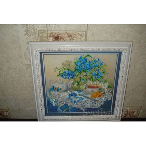 Main Bead Embroidery Kit Forget-me-nots (Still life), AB-040 by Abris Art - buy online! ✿ Fast delivery ✿ Factory price ✿ Wholesale and retail ✿ Purchase Great kits for embroidery with beads Main Bead Embroidery Kit Forget-me-nots (Still life), AB-040 by Abris Art - buy online! ✿ Fast delivery ✿ Factory price ✿ Wholesale and retail ✿ Purchase Great kits for embroidery with beads
