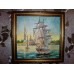 Charts on artistic canvas Frigate, AC-138 by Abris Art - buy online! ✿ Fast delivery ✿ Factory price ✿ Wholesale and retail ✿ Purchase Large schemes for embroidery with beads on canvas (300x300 mm)