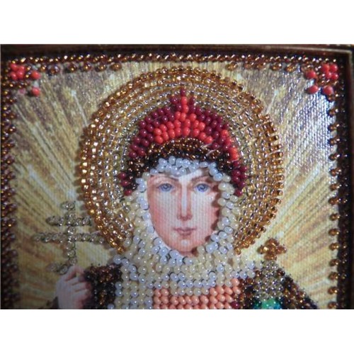 Набір для вишивання бісером на натуральному художньому холсті Свята Ольга, AAM-011 від Абрис Арт - купити з доставкою ✿ Найкраща ціна від виробника ✿ Оптом та в роздріб ✿ Придбати Набори для вишивки бісером іменних міні-ікон