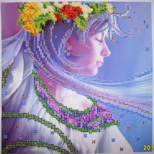 Charts on artistic canvas Lada, AC-029 by Abris Art - buy online! ✿ Fast delivery ✿ Factory price ✿ Wholesale and retail ✿ Purchase Scheme for embroidery with beads on canvas (200x200 mm)