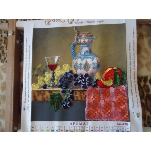 Charts on artistic canvas Aroma, AC-430 by Abris Art - buy online! ✿ Fast delivery ✿ Factory price ✿ Wholesale and retail ✿ Purchase Scheme for embroidery with beads on canvas (200x200 mm)