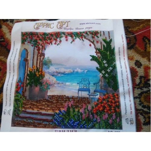 Backwater, AC-429 by Abris Art - buy online! ✿ Fast delivery ✿ Factory price ✿ Wholesale and retail ✿ Purchase Scheme for embroidery with beads on canvas (200x200 mm)