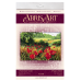Cross-stitch kits Poppy field (Landscape), AH-008 by Abris Art - buy online! ✿ Fast delivery ✿ Factory price ✿ Wholesale and retail ✿ Purchase Big kits for cross stitch embroidery