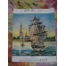 Charts on artistic canvas Frigate, AC-138 by Abris Art - buy online! ✿ Fast delivery ✿ Factory price ✿ Wholesale and retail ✿ Purchase Large schemes for embroidery with beads on canvas (300x300 mm)