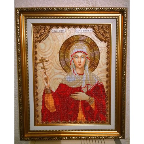 Набір для вишивання бісером на натуральному художньому холсті Свята Дарина, AA-020 від Абрис Арт - купити з доставкою ✿ Найкраща ціна від виробника ✿ Оптом та в роздріб ✿ Придбати Набори для вишивки бісером великих іменних ікон