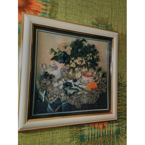 Main Bead Embroidery Kit Forget-me-nots (Still life), AB-040 by Abris Art - buy online! ✿ Fast delivery ✿ Factory price ✿ Wholesale and retail ✿ Purchase Great kits for embroidery with beads Main Bead Embroidery Kit Forget-me-nots (Still life), AB-040 by Abris Art - buy online! ✿ Fast delivery ✿ Factory price ✿ Wholesale and retail ✿ Purchase Great kits for embroidery with beads