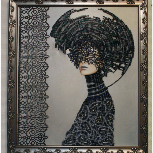 Main Bead Embroidery Kit Morgana (Modern), AB-125 by Abris Art - buy online! ✿ Fast delivery ✿ Factory price ✿ Wholesale and retail ✿ Purchase Great kits for embroidery with beads