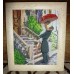 Charts on artistic canvas Date in the Rain, AC-096 by Abris Art - buy online! ✿ Fast delivery ✿ Factory price ✿ Wholesale and retail ✿ Purchase Scheme for embroidery with beads on canvas (200x200 mm)