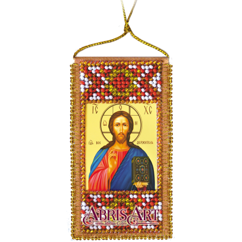 Talisman bead embroidery kits The Lords Prayer., ABO-011-01 by Abris Art - buy online! ✿ Fast delivery ✿ Factory price ✿ Wholesale and retail ✿ Purchase Charms for embroidery with beads on canvas