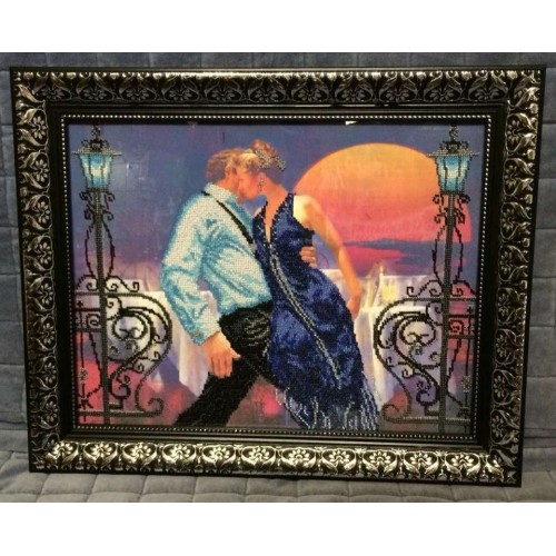 Main Bead Embroidery Kit Tango (Romanticism), AB-196 by Abris Art - buy online! ✿ Fast delivery ✿ Factory price ✿ Wholesale and retail ✿ Purchase Great kits for embroidery with beads