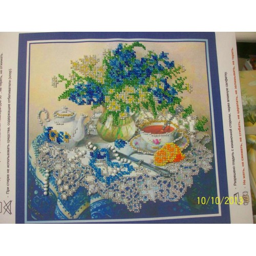 Main Bead Embroidery Kit Forget-me-nots (Still life), AB-040 by Abris Art - buy online! ✿ Fast delivery ✿ Factory price ✿ Wholesale and retail ✿ Purchase Great kits for embroidery with beads Main Bead Embroidery Kit Forget-me-nots (Still life), AB-040 by Abris Art - buy online! ✿ Fast delivery ✿ Factory price ✿ Wholesale and retail ✿ Purchase Great kits for embroidery with beads