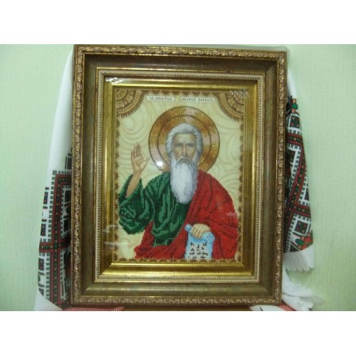 Набір для вишивання бісером на натуральному художньому холсті Святий Андрій, AA-002 від Абрис Арт - купити з доставкою ✿ Найкраща ціна від виробника ✿ Оптом та в роздріб ✿ Придбати Набори для вишивки бісером великих іменних ікон