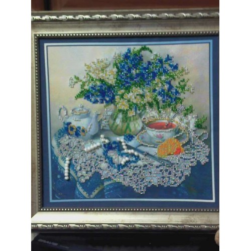 Main Bead Embroidery Kit Forget-me-nots (Still life), AB-040 by Abris Art - buy online! ✿ Fast delivery ✿ Factory price ✿ Wholesale and retail ✿ Purchase Great kits for embroidery with beads Main Bead Embroidery Kit Forget-me-nots (Still life), AB-040 by Abris Art - buy online! ✿ Fast delivery ✿ Factory price ✿ Wholesale and retail ✿ Purchase Great kits for embroidery with beads