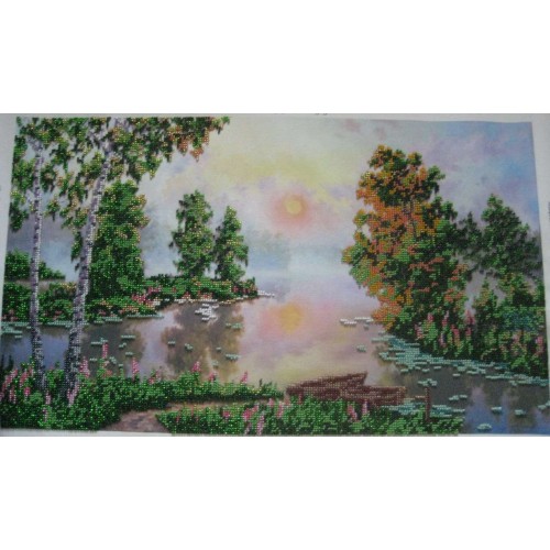 Набір для вишивання бісером на натуральному художньому холсті Ранкова імла, AB-190 від Абрис Арт - купити з доставкою ✿ Найкраща ціна від виробника ✿ Оптом та в роздріб ✿ Придбати Великі набори для вишивки бісером