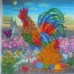 Charts on artistic canvas Peace, love and understanding, AC-500 by Abris Art - buy online! ✿ Fast delivery ✿ Factory price ✿ Wholesale and retail ✿ Purchase Scheme for embroidery with beads on canvas (200x200 mm)