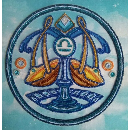 Main Bead Embroidery Kit Libra (Zodiac signs), AB-332-07 by Abris Art - buy online! ✿ Fast delivery ✿ Factory price ✿ Wholesale and retail ✿ Purchase Great kits for embroidery with beads Main Bead Embroidery Kit Libra (Zodiac signs), AB-332-07 by Abris Art - buy online! ✿ Fast delivery ✿ Factory price ✿ Wholesale and retail ✿ Purchase Great kits for embroidery with beads