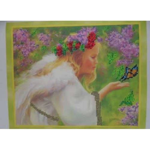 Main Bead Embroidery Kit An Ordinary Miracle (Angels), AB-033 by Abris Art - buy online! ✿ Fast delivery ✿ Factory price ✿ Wholesale and retail ✿ Purchase Great kits for embroidery with beads