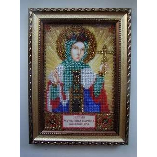 Набір для вишивання бісером на натуральному художньому холсті Свята Олександра, AAM-034 від Абрис Арт - купити з доставкою ✿ Найкраща ціна від виробника ✿ Оптом та в роздріб ✿ Придбати Набори для вишивки бісером іменних міні-ікон