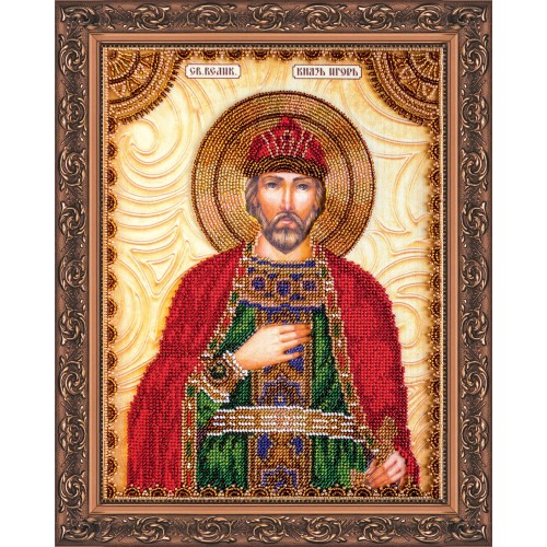 St.Icons Bead embroidery kits St. Igor, AA-007 by Abris Art - buy online! ✿ Fast delivery ✿ Factory price ✿ Wholesale and retail ✿ Purchase Kits for beadwork large personal icons