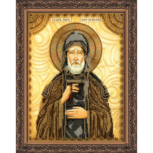 Набір для вишивання бісером на натуральному художньому холсті Святий Олег, AA-018 від Абрис Арт - купити з доставкою ✿ Найкраща ціна від виробника ✿ Оптом та в роздріб ✿ Придбати Набори для вишивки бісером великих іменних ікон