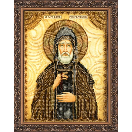Набір для вишивання бісером на натуральному художньому холсті Святий Олег, AA-018 від Абрис Арт - купити з доставкою ✿ Найкраща ціна від виробника ✿ Оптом та в роздріб ✿ Придбати Набори для вишивки бісером великих іменних ікон