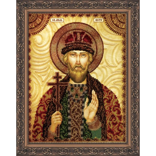 Набір для вишивання бісером на натуральному художньому холсті Святий Петро, AA-025 від Абрис Арт - купити з доставкою ✿ Найкраща ціна від виробника ✿ Оптом та в роздріб ✿ Придбати Набори для вишивки бісером великих іменних ікон
