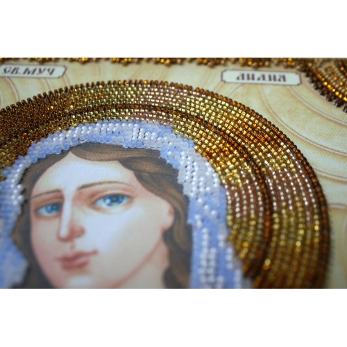 Набір для вишивання бісером на натуральному художньому холсті Свята Лідія, AA-060 від Абрис Арт - купити з доставкою ✿ Найкраща ціна від виробника ✿ Оптом та в роздріб ✿ Придбати Набори для вишивки бісером великих іменних ікон