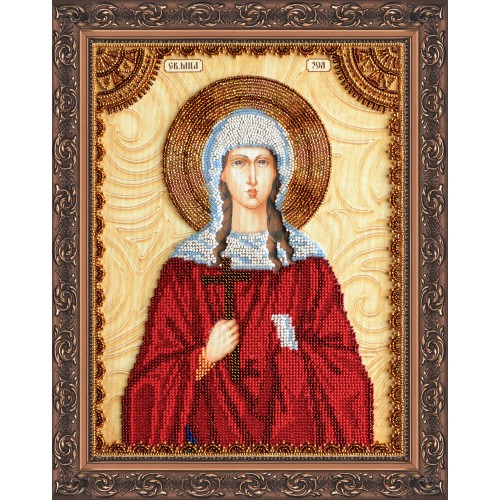 Набір для вишивання бісером на натуральному художньому холсті Свята Зоя, AA-074 від Абрис Арт - купити з доставкою ✿ Найкраща ціна від виробника ✿ Оптом та в роздріб ✿ Придбати Набори для вишивки бісером великих іменних ікон