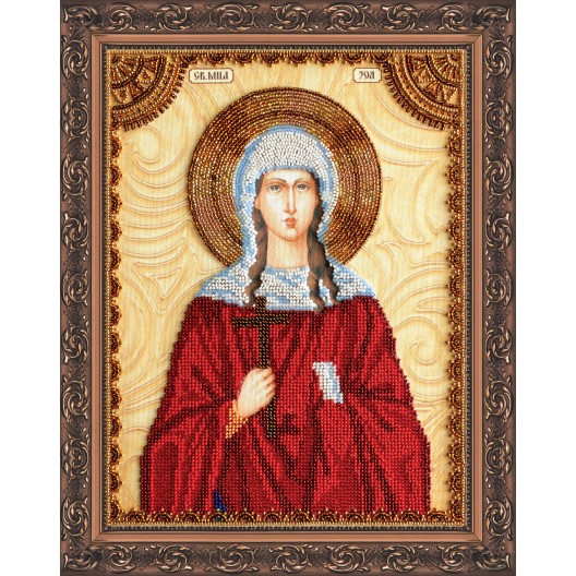 Набір для вишивання бісером на натуральному художньому холсті Свята Зоя, AA-074 від Абрис Арт - купити з доставкою ✿ Найкраща ціна від виробника ✿ Оптом та в роздріб ✿ Придбати Набори для вишивки бісером великих іменних ікон