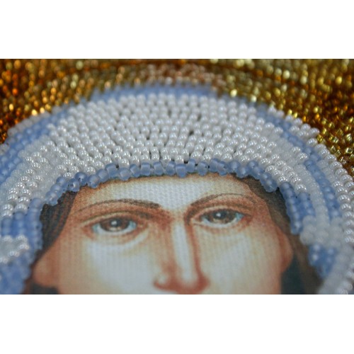 Набір для вишивання бісером на натуральному художньому холсті Свята Зоя, AA-074 від Абрис Арт - купити з доставкою ✿ Найкраща ціна від виробника ✿ Оптом та в роздріб ✿ Придбати Набори для вишивки бісером великих іменних ікон