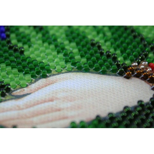 Набір для вишивання бісером на натуральному художньому холсті Свята Пелагея, AA-080 від Абрис Арт - купити з доставкою ✿ Найкраща ціна від виробника ✿ Оптом та в роздріб ✿ Придбати Набори для вишивки бісером великих іменних ікон