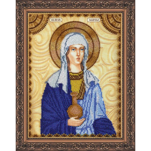 Набір для вишивання бісером на натуральному художньому холсті Свята Марфа, AA-094 від Абрис Арт - купити з доставкою ✿ Найкраща ціна від виробника ✿ Оптом та в роздріб ✿ Придбати Набори для вишивки бісером великих іменних ікон